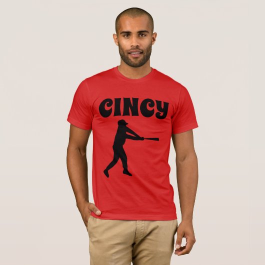 シンシナティ ベースボールTシャツ Tシャツ (正面フル)