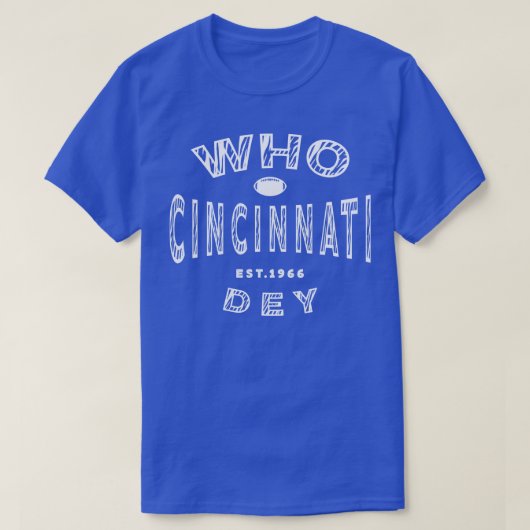 シンシナティ・ホー・ディ Tシャツ (デザイン正面)