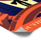 シンシナティ、ヴィンテージスタイル鉄道の旅行ポスター ポスター (角)