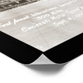 シンシナティSpeedway写真1916 ポスター (角)