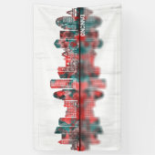 シンシナティUSAスカイライン 横断幕 (縦)