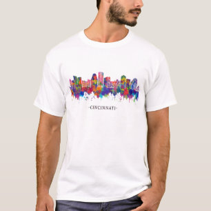 シンシナティUSAスカイライン Tシャツ