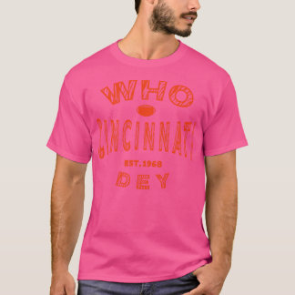シンシナティWho Dey Remix 1968 Tシャツ