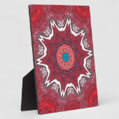 シンジエスニック部族パターンアートプリント フォトプラーク (側面)