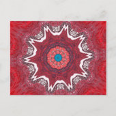 シンジエスニック部族パターンアートプリント ポストカード (正面)