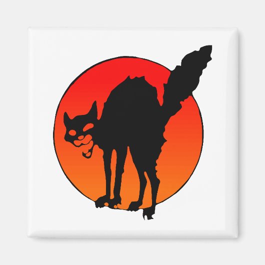 シンジケート猫 マグネット (正面)