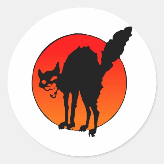 シンジケート猫 ラウンドシール (正面)