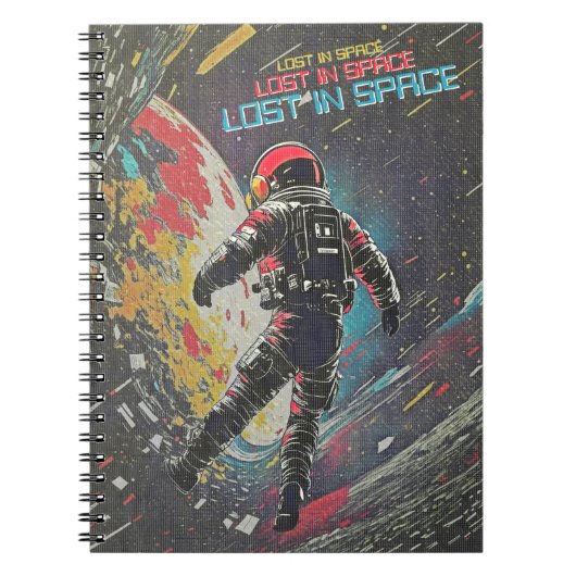 シンセウェーブ宇宙飛行士 宇宙迷子 ジャーナル (正面)
