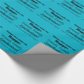 シンセサイザーで幸せ ラッピングペーパー (角)