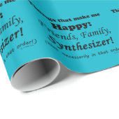 シンセサイザーで幸せ ラッピングペーパー (ロールコーナー)