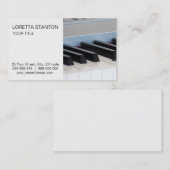 シンセサイザーキーボード 名刺 (正面/裏面)