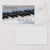 シンセサイザーキーボード 名刺 (正面/裏面)