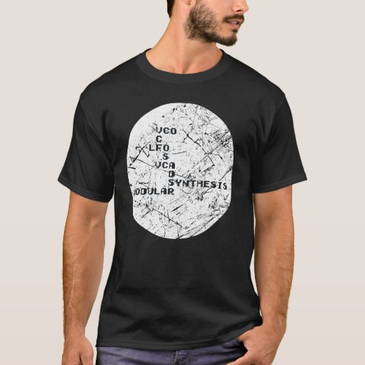 シンセサイザーテクノマップ Tシャツ (正面)