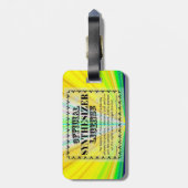 シンセサイザーライセンス ラゲッジタグ (裏面縦)