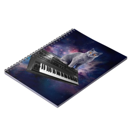 シンセサイザー上の宇宙 ノートブック (左側)