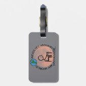 シンセサイザ – ワールド回転のまわりに ラゲッジタグ (裏面縦)