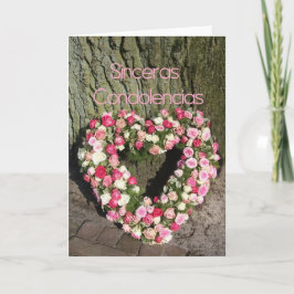 シンセラス・コンドリエンシアススペインの悔やみや弔慰カード カード