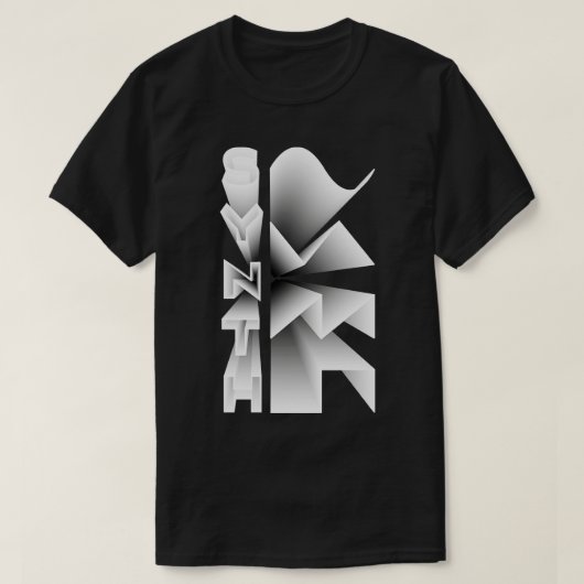 シンセ波形オーディオアナログデザインモジュラーギフト5 Tシャツ (デザイン正面)