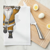 シンタクラース国旗オランダ キッチンタオル (四つ折り)