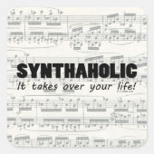 シンタホリックライフスクエアステッカー スクエアシール (正面)