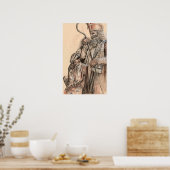 シンタークラースとズワルテピートバイポーティアセントルカ ポスター (キッチン)