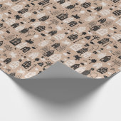 シンタークラースはグラッテンパンドラ(PANDJES)とパードを出会った ラッピングペーパー (角)