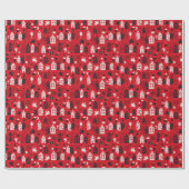 シンタークラースはパードとフイシェスロードを満たした ラッピングペーパー (フラット)