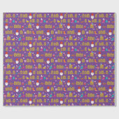 シンタークラースはホイシェス、ザックkadotjes en snoepに会った ラッピングペーパー (フラット)