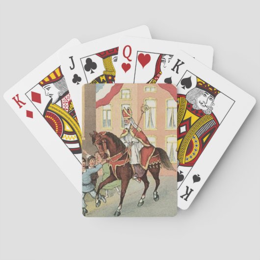 シンタークラースオランダセントニックヴィンテージセントニコラス トランプ (裏面)