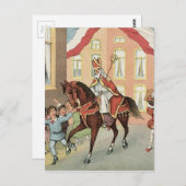 シンタークラースオランダセントニックヴィンテージセントニコラス ポストカード (正面/裏面)