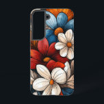 シンダーつる植物 SAMSUNG GALAXY S22ケース<br><div class="desc">くすぶったつる植物が背景に絡白熱［赤熱］光を放つみ合う。</div>