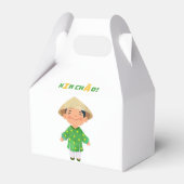 「シンチャオ」かわいいベトナムのギフトボックス フェイバーボックス (裏面サイド)