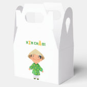 「シンチャオ」かわいいベトナムのギフトボックス フェイバーボックス (オープン)