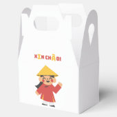 「シンチャオ」かわいいベトナムのギフトボックス フェイバーボックス (オープン)