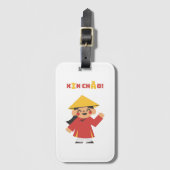 シンチャオ！ベトナムラゲッジタグ ラゲッジタグ (正面縦)