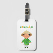 シンチャオ！ベトナムラゲッジタグ ラゲッジタグ (正面縦)