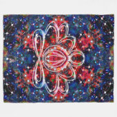 シンチレーションゼンロータス フリースブランケット (正面(横))