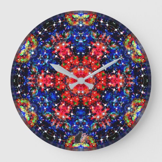 シンチレーション恒星カリード ラージ壁時計 (正面)