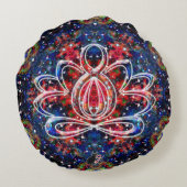 シンチレーション禅蓮円枕 ラウンドクッション (裏面)