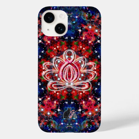 シンチレーション 禅ロータス Case-Mate iPhoneケース (裏面)