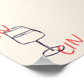 シンチンアートプリント | バー/キッチンデコールポスター ポスター (角)