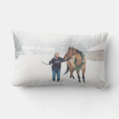 シンディおよびアイルランドの枕-デザインB ランバークッション (裏面)