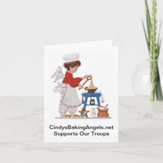 シンディのベーキングエンジェルズノートカード カード