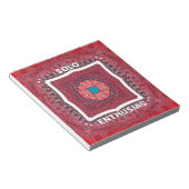 シンディインダクラフトアジュラクデザインアート ノートパッド (アングル)