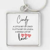 シンディカラフルラブ キーホルダー (正面)