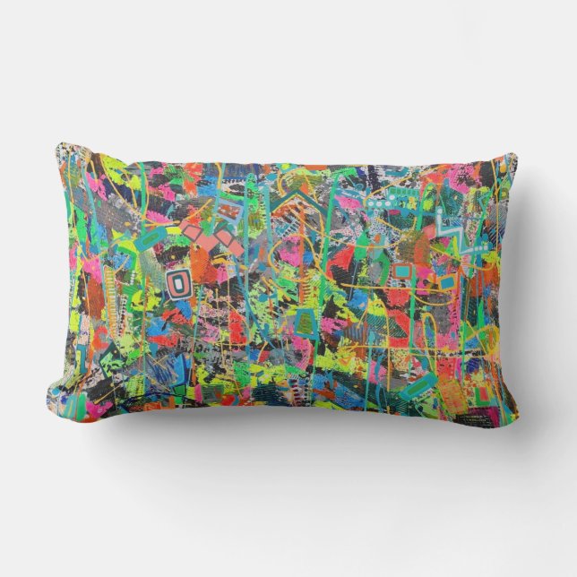 シンディグアウトドアランバー装飾用クッション アウトドアクッション (正面)