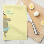 シンディベアよくはしゃぐポーズ キッチンタオル (四つ折り)