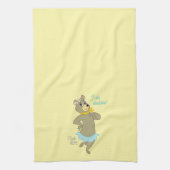 シンディベアよくはしゃぐポーズ キッチンタオル (縦)