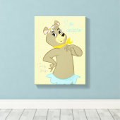 シンディベアよくはしゃぐポーズ キャンバスプリント (インサイチュ (ウッドフロア))