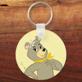 シンディベアよくはしゃぐポーズ キーホルダー (正面)